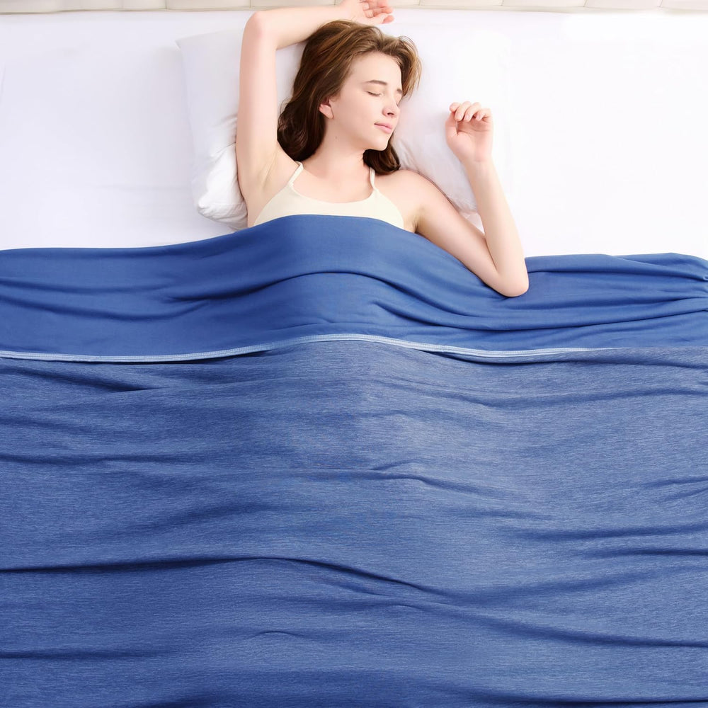 Topcee Cooling Blanket King Size 90"x108" for Hot Sleepers Summer B...
