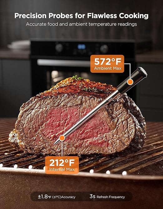 GoveeLife Smart Wireless Meat Thermometer 2 Probes