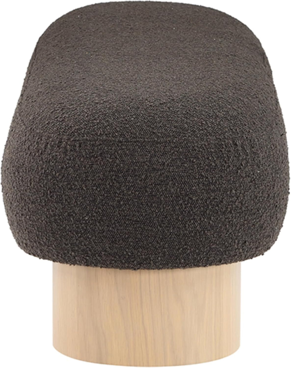 Meridian Furniture 22001Brown Robertson Collection Art Deco Bench with Luxuri...