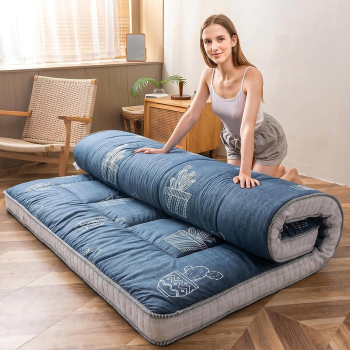 MAXYOYO Futon Mattress, Japanese Floor Mattress Folding Sleeping Pad