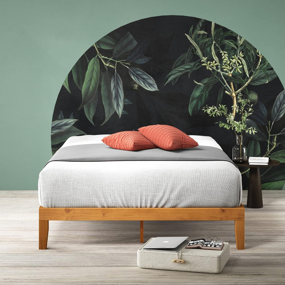 Zinus Alexia Wood Platform Bed Frame, Solid Wood Foundation, No Box Spring Ne...
