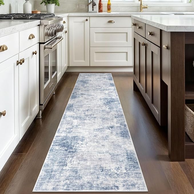 IOHOUZE Abstract Runner Rug 2x8 Ft Washable Runners