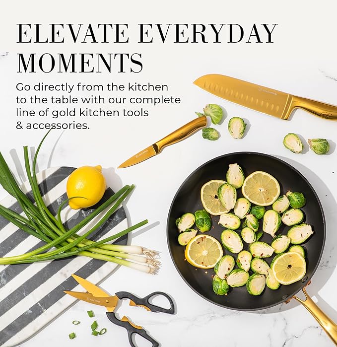 Styled Settings Gold Knife Set