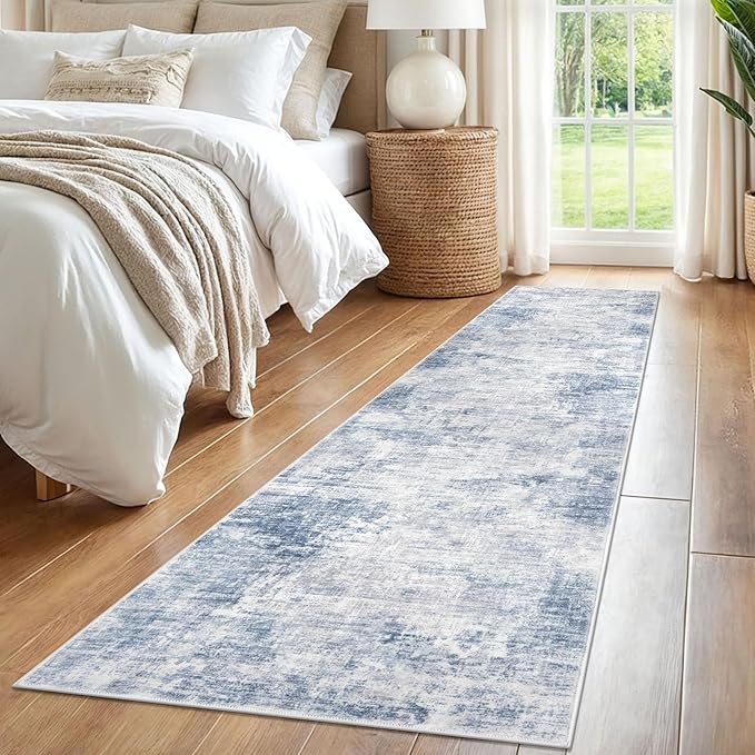 IOHOUZE Abstract Runner Rug 2x8 Ft Washable Runners