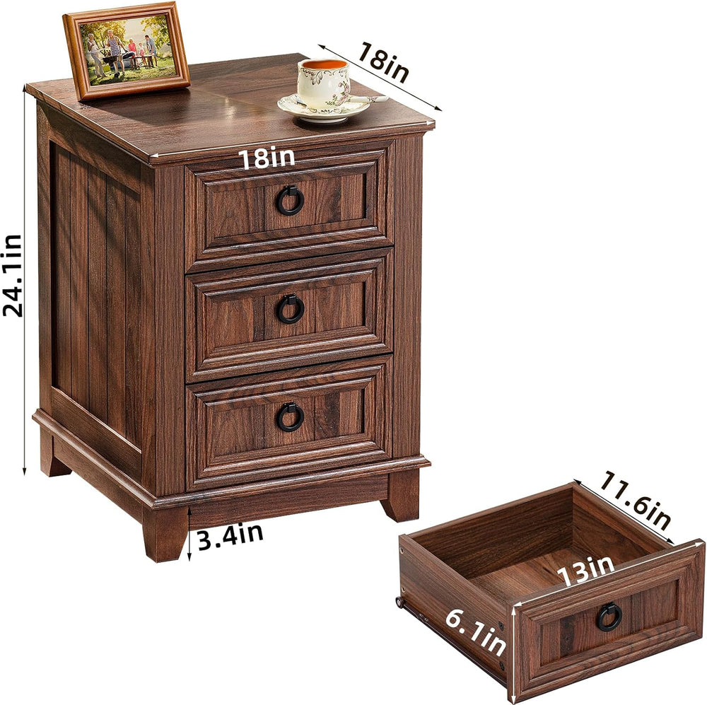 Joaxswe Farmhouse Dresser and Nightstand Set 2 for Bedroom