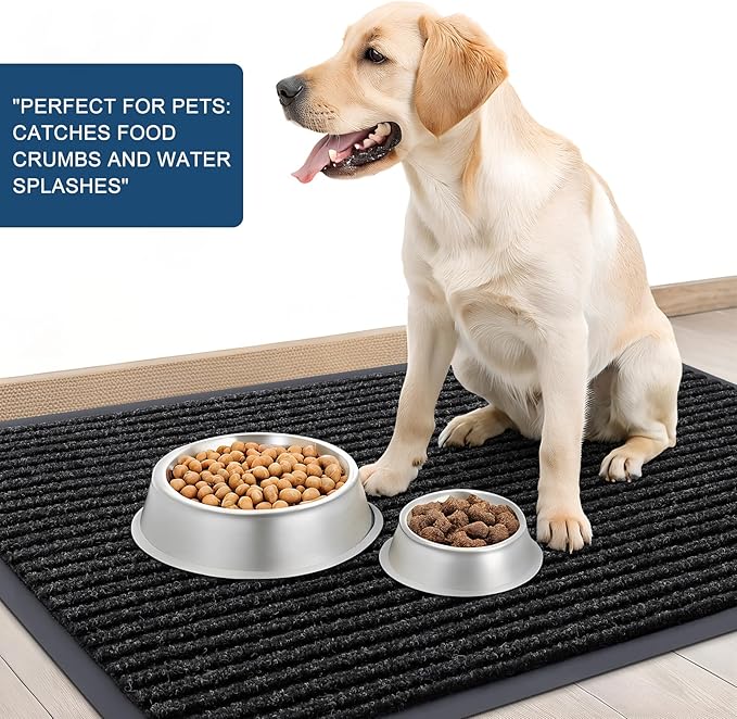 OLANLY Front Door Mat Indoor Outdoor Entrance, Waterproof Heavy Duty Doormat ...