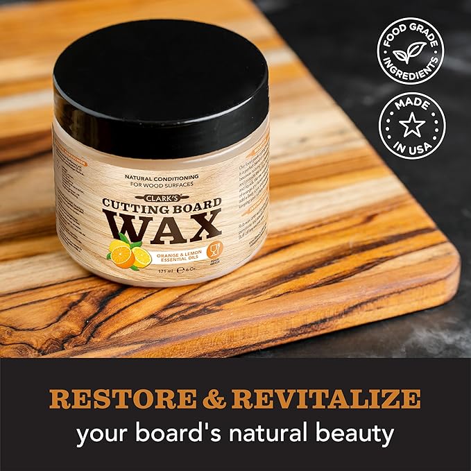 CLARK'S Cutting Board Oil And Wax Kit