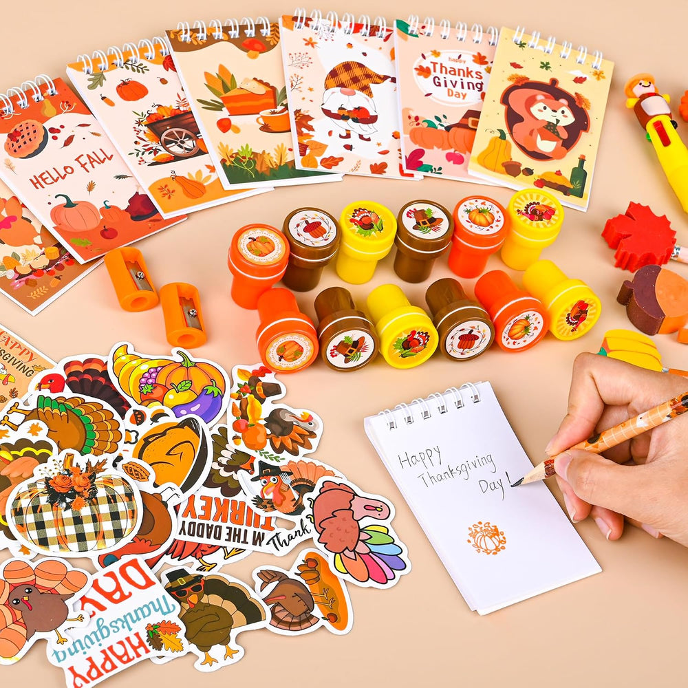 LiYiQ 24 Set 247 Pcs Thanksgiving Party Favors Return Gifts for Party, Studen...