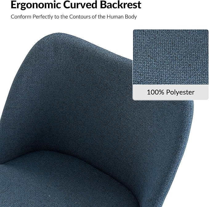 Dining Chairs Set of 6, Upholstered Kitchen Dining Room Chair Set Morden Acce...