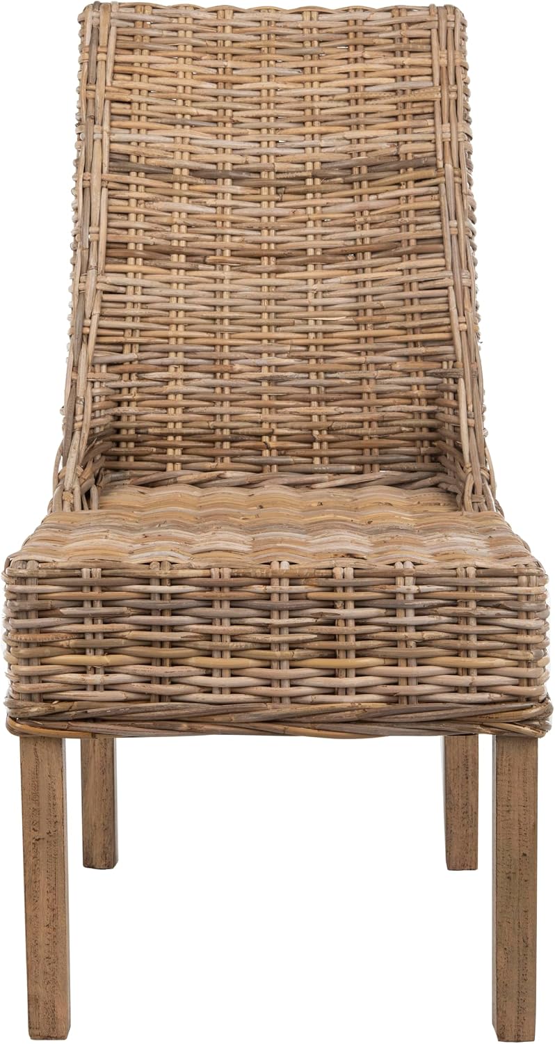 SAFAVIEH Suncoast Wood Accent Chair Set of 2, 20" FOX6503B
