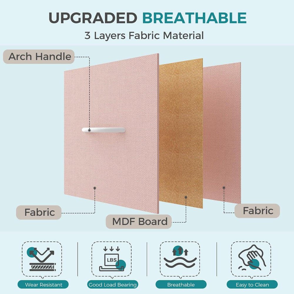 OLIXIS Fabric Dresser for Bedroom, Wide Chest of Drawer for Clothes Storage