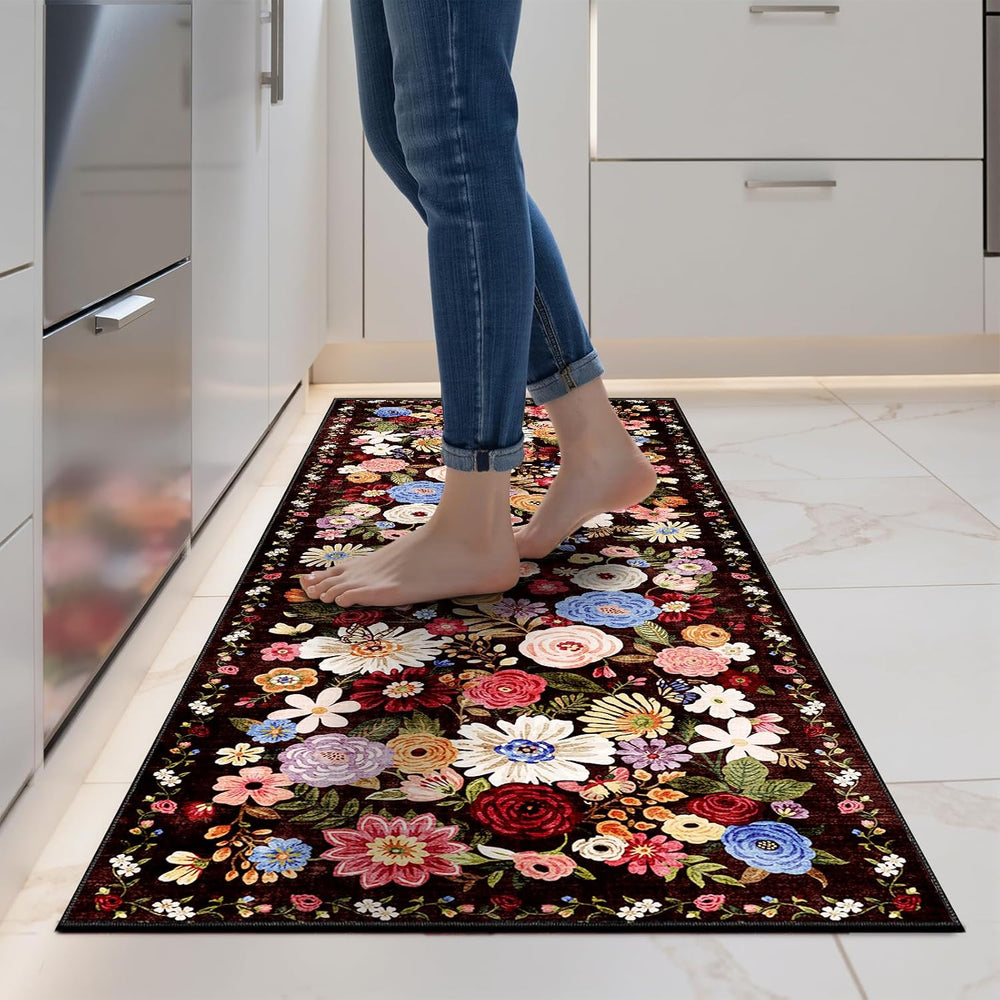2x5 Entryway Runner Rugs, Non Slip Washable Rugs
