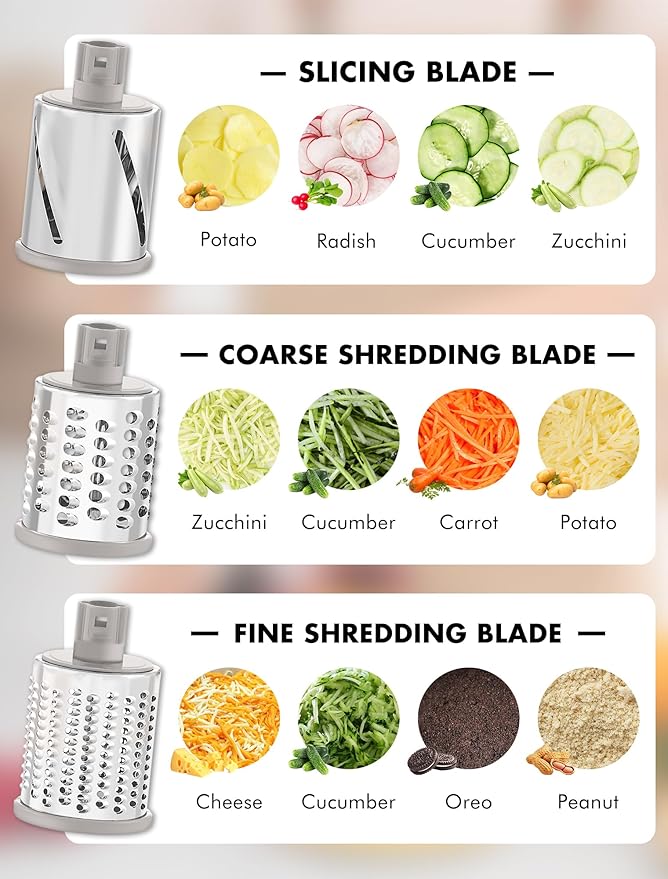 GDL Rotary Cheese Grater Hand Crank