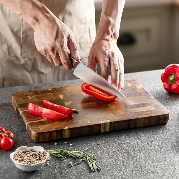 James.F End Grain Cutting Boards, Wooden Cutting Board