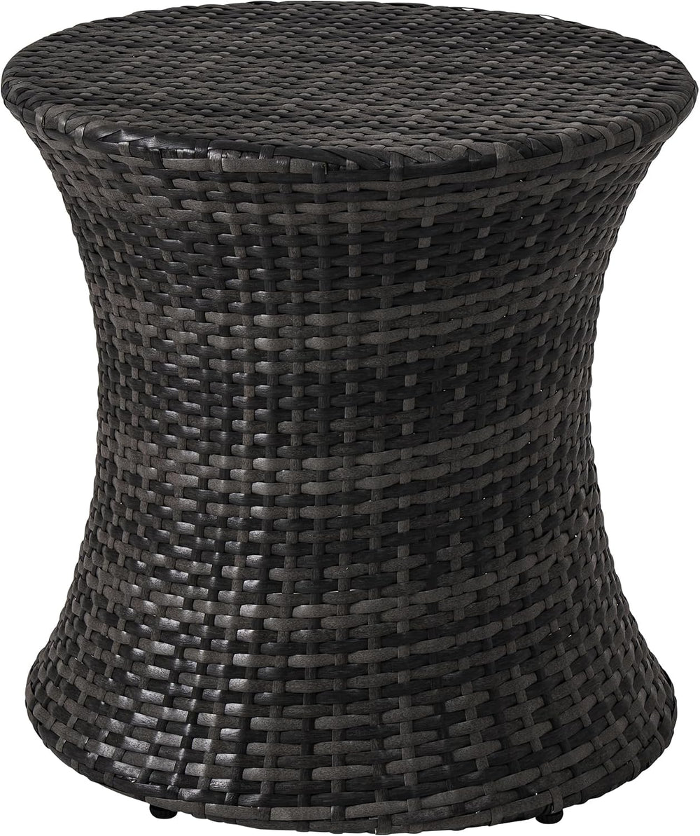 Sundale Outdoor Wicker Small Side Table Patio Rattan End Table