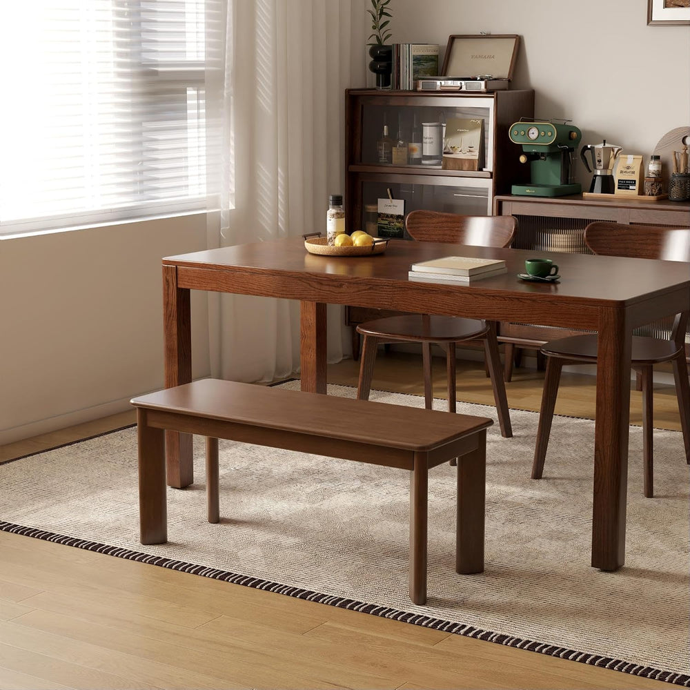 YESWOOD 39.4'' Solid Wood Dining Bench