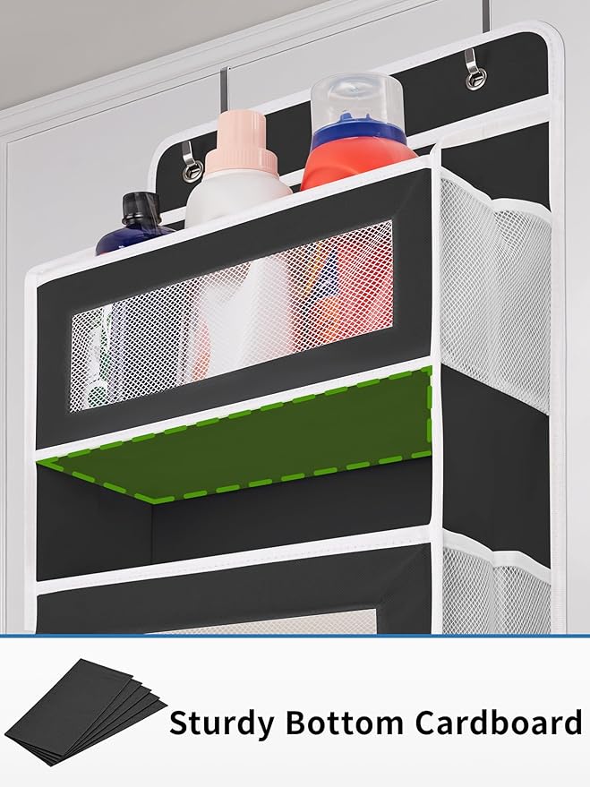 JARLINK 2 Pack Over the Door Organizer Storage, 5 Shelf Hanging Door Organizer