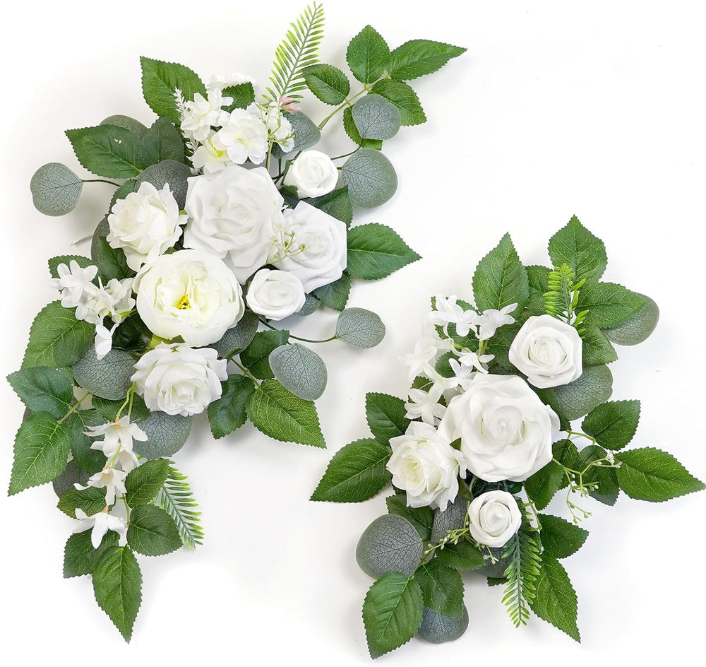 WEIERYUE(Pack of 2 Artificial Flowers Decorations, Wedding Flowers, Wedding, ...