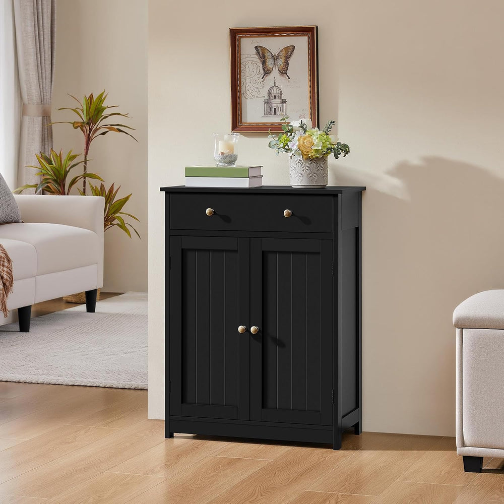 Yaheetech Bathroom Storage Cabinet with 1 Drawer and 2 Doors, Bathroom Floor ...