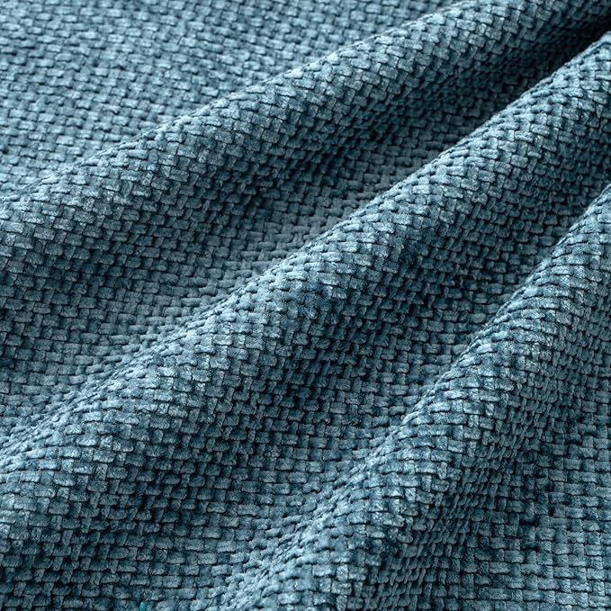 MIULEE Pack of 4 Couch Throw Pillow Covers 20x20 Inch Smoke Blue Soft