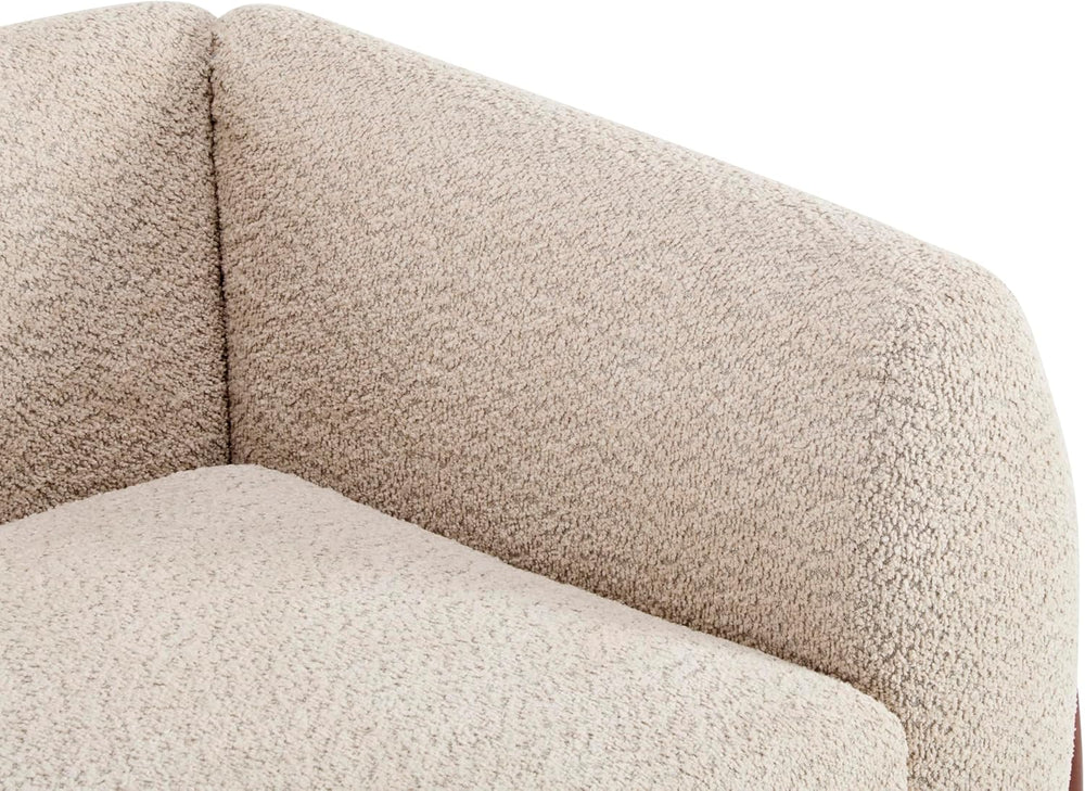 Christopher Knight Home Almab 82 Inches Sofa Couch, Cozy Boucle Upholstered 3...