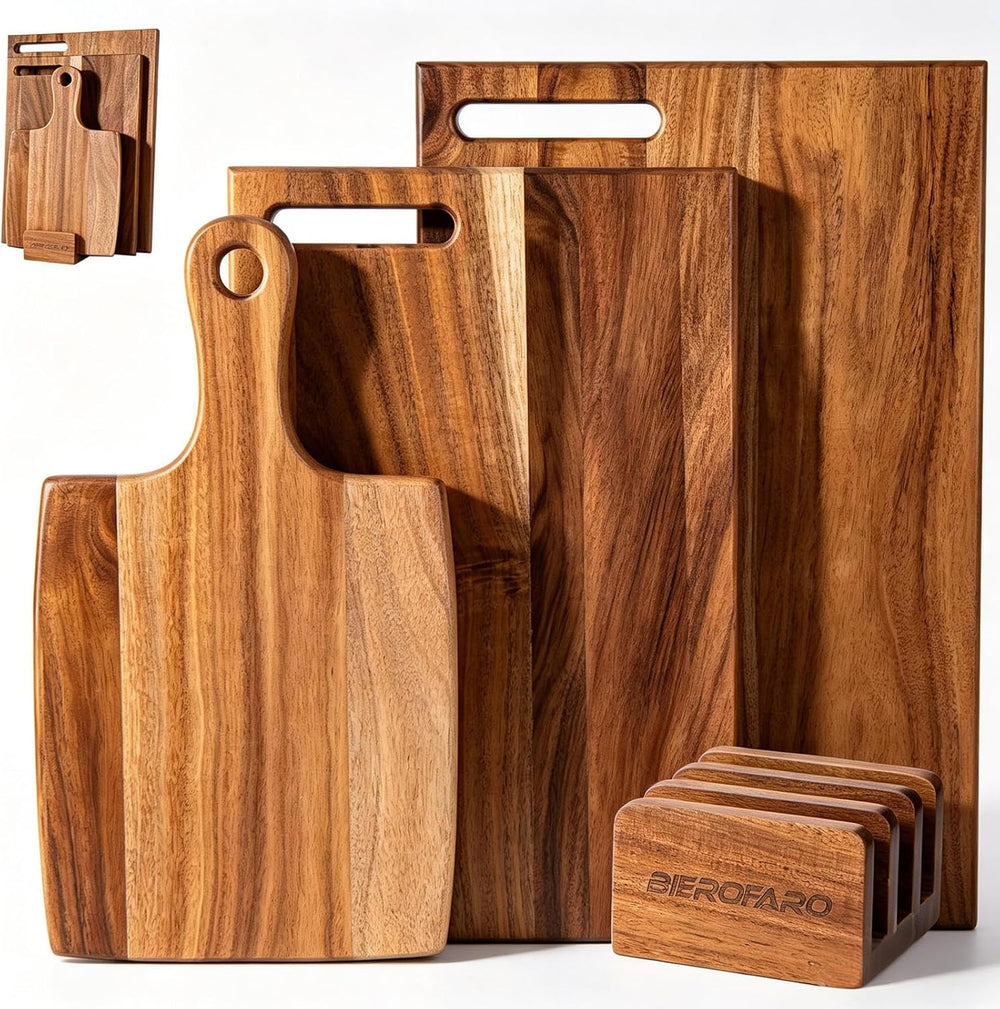 Acacia Wood Cutting Board Set of 3