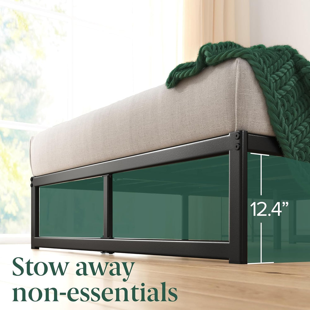 Zinus ABEL 14 Inch Platform Bed Frame, Steel Slat Support, Easy Assembly, No ...