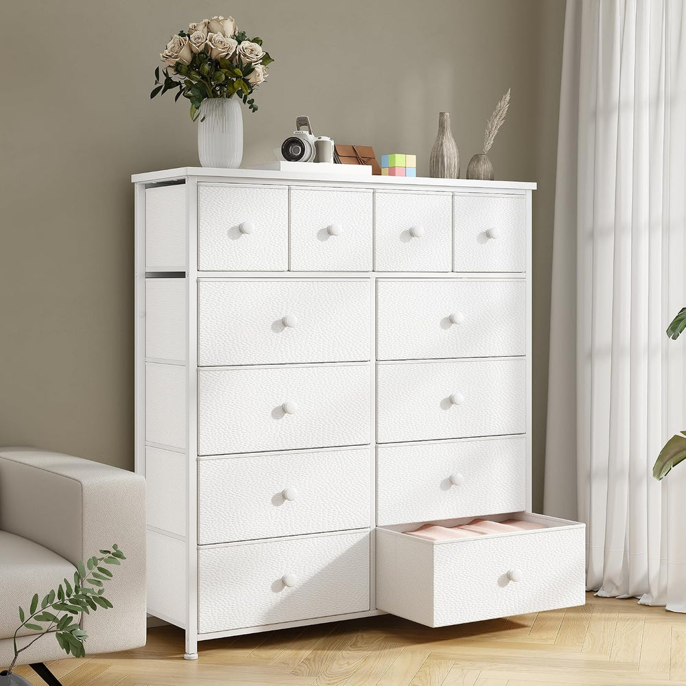 Bepatio Dresser for Bedroom with 12 Drawers, Fabric Dressers & Chest of D...