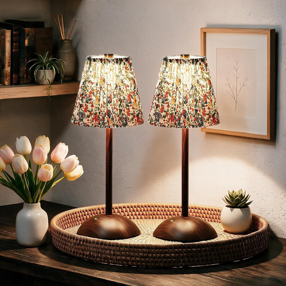 2 Pcs Led Cordless Table Lamps, 5000mAh Rechargeable Battery Operated Lamp