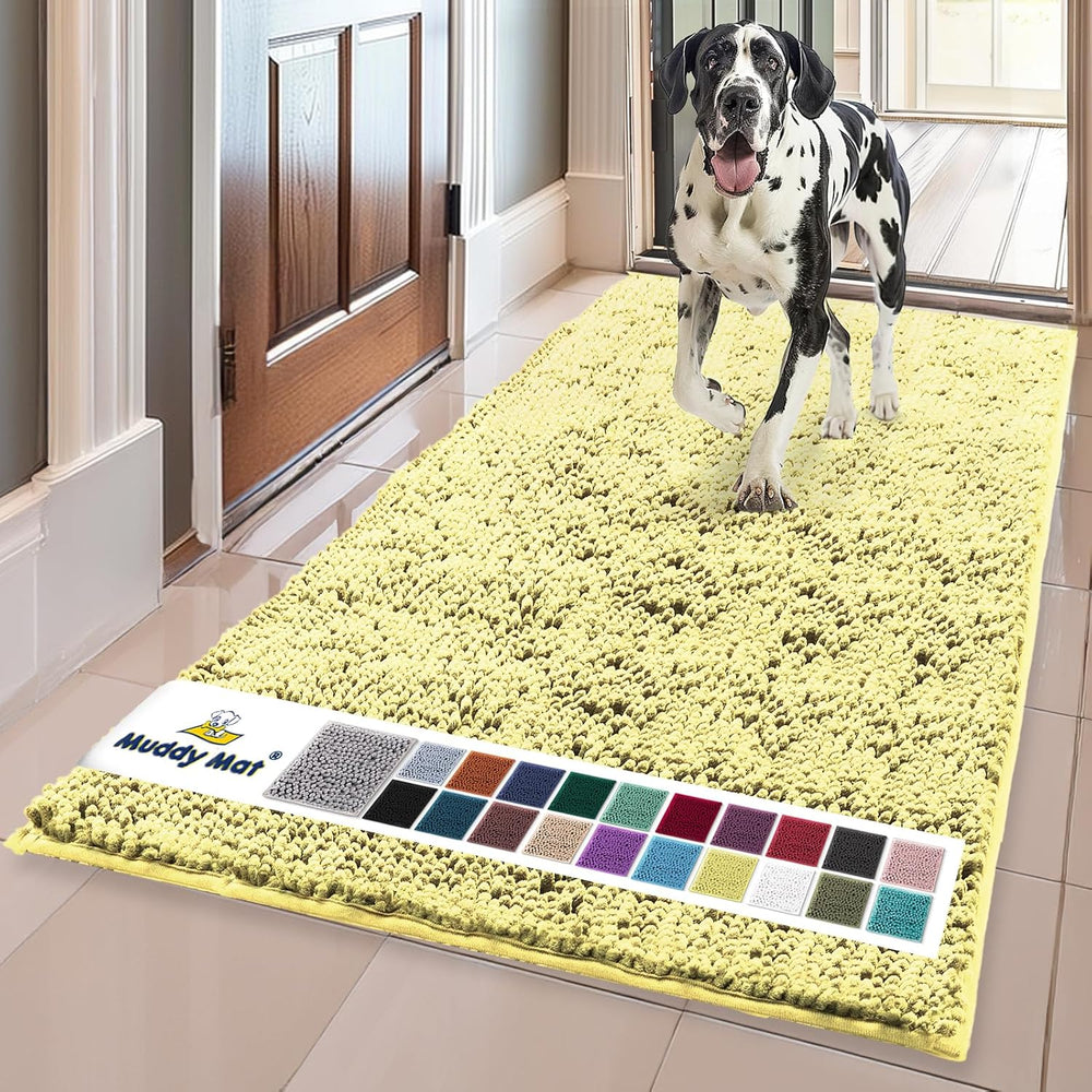 Muddy Mat® | Super Absorbent Door Mat Indoor, Microfiber Quick Dry Chenille