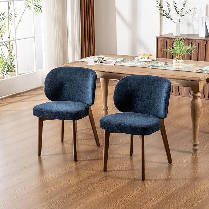 YOUNIKE Dining Chairs Set of 3 Mid Century Modern Kitchen Chair with Back Bou...