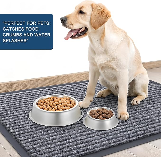 OLANLY Front Door Mat Indoor Outdoor Entrance, Waterproof Heavy Duty Doormat ...