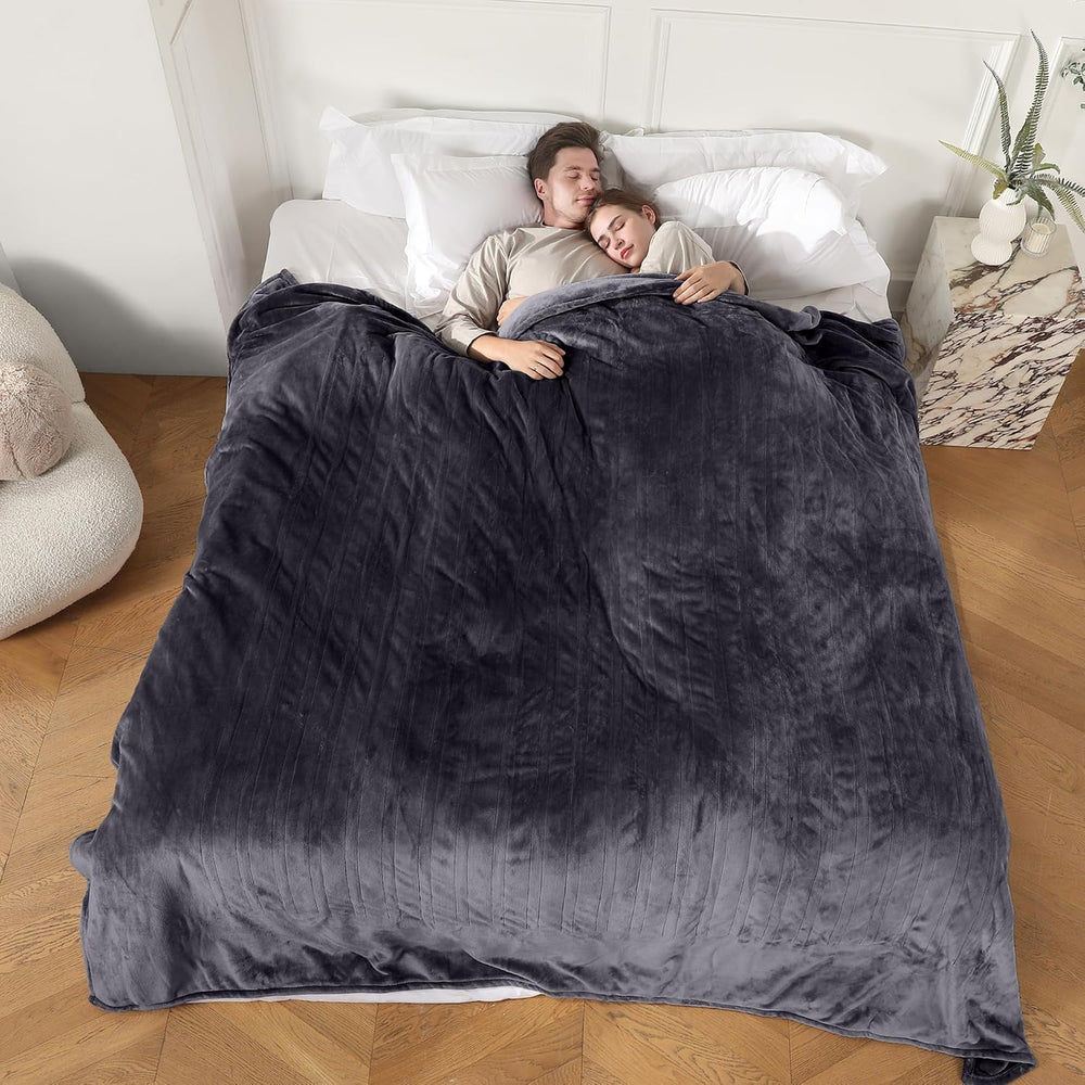 COZYTY Electric Blanket Queen Size, Super Soft Cozy Upgraded Flannel Heated B...