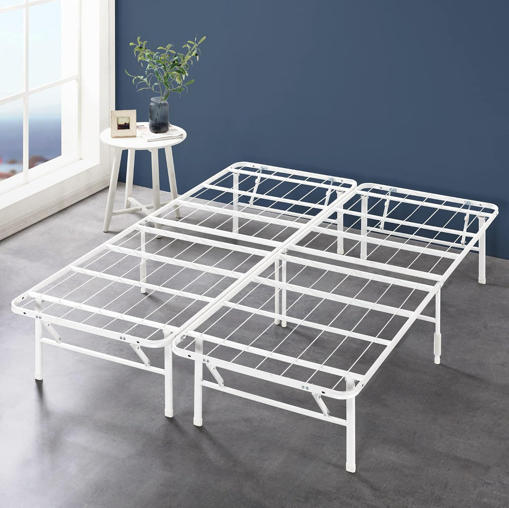 Zinus SmartBase Tool-Free Assembly Mattress Foundation, 14 Inch Metal Platfor...