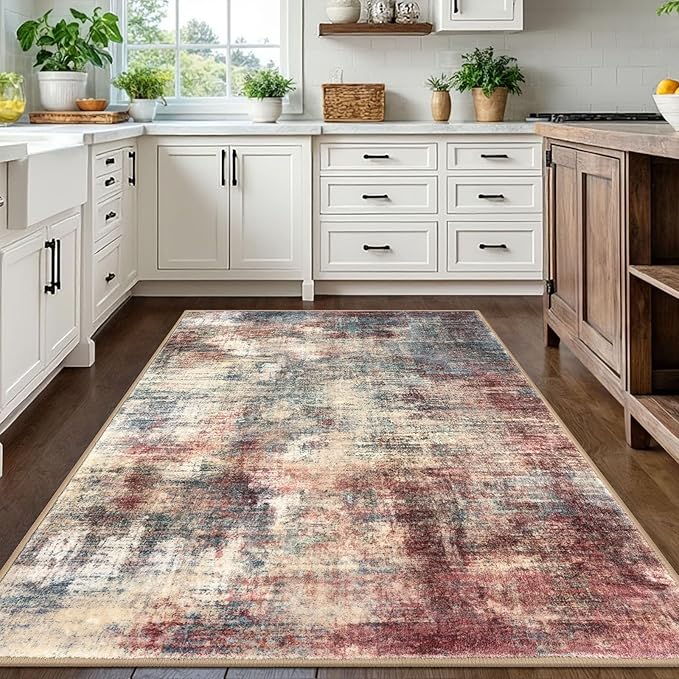 IOHOUZE Abstract Area Rugs 5x7 Ft Washable Rugs