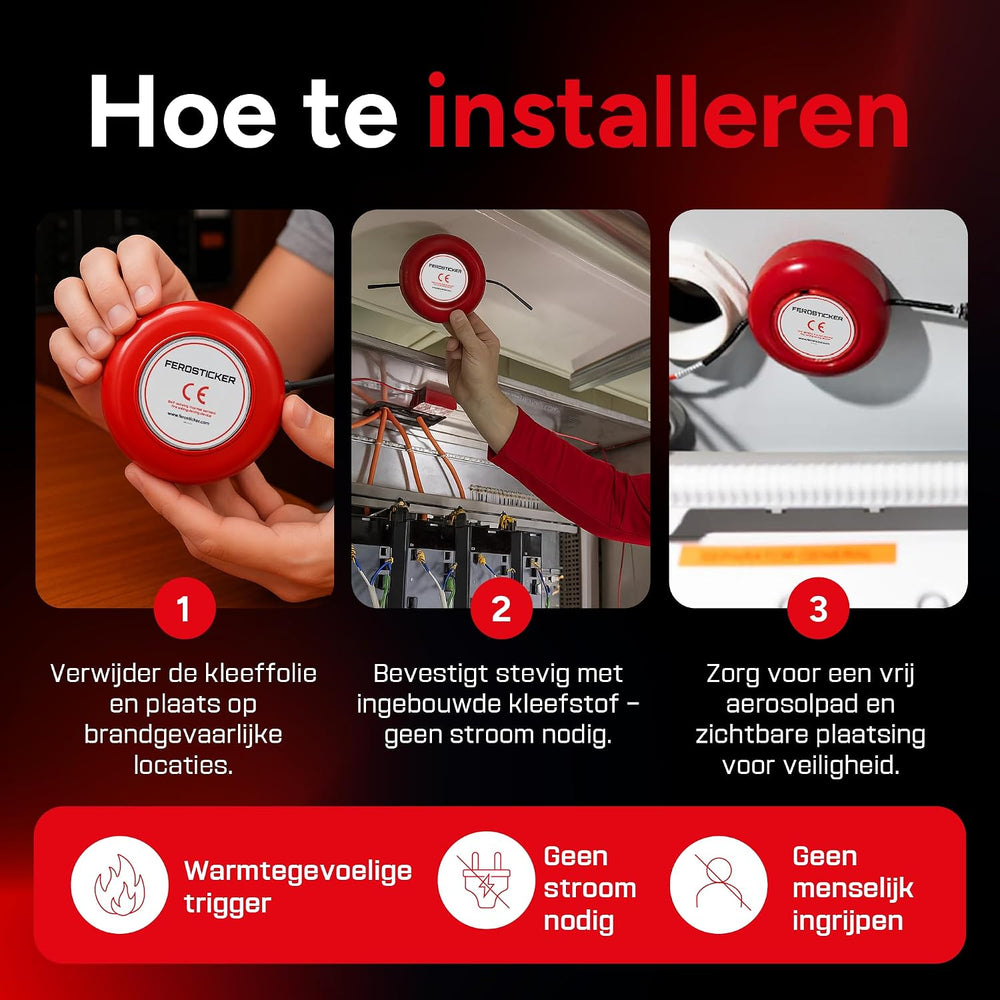 Small Automatic Fire Extinguisher (2 Pack)