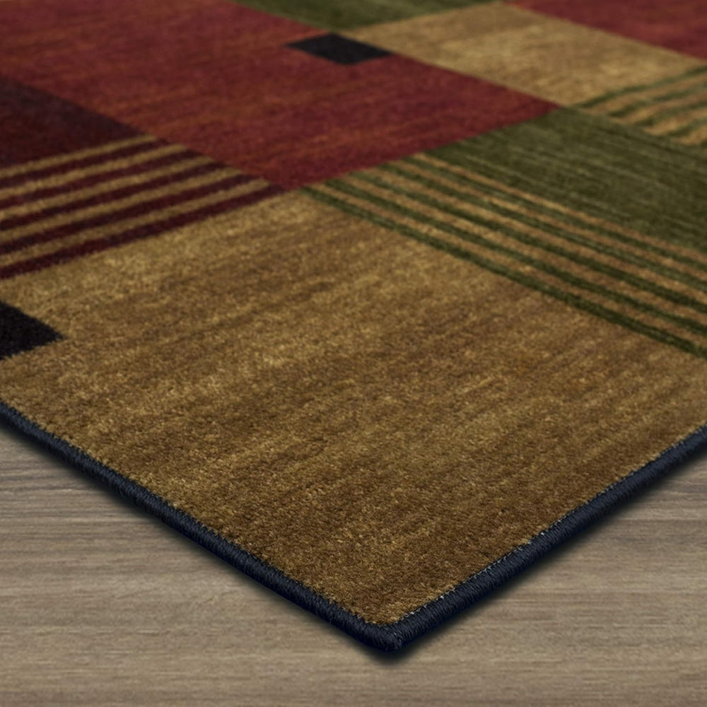 Mohawk Home Alliance Modern Geometric 5' x 8' Area Rug - Red - Perfec...