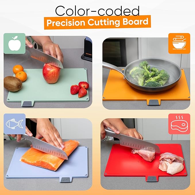 4-Piece Non-Toxic Cutting Board Set