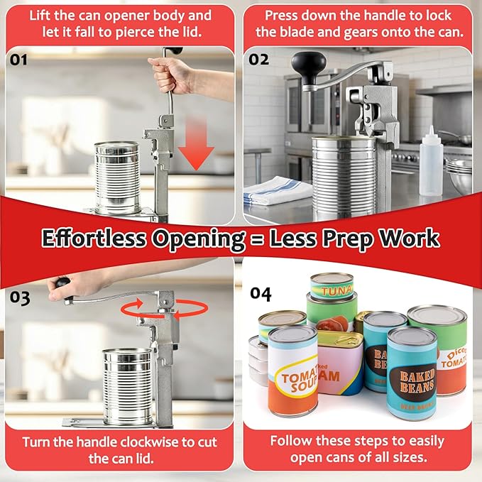 Commercial Manual Can Opener Heavy Duty