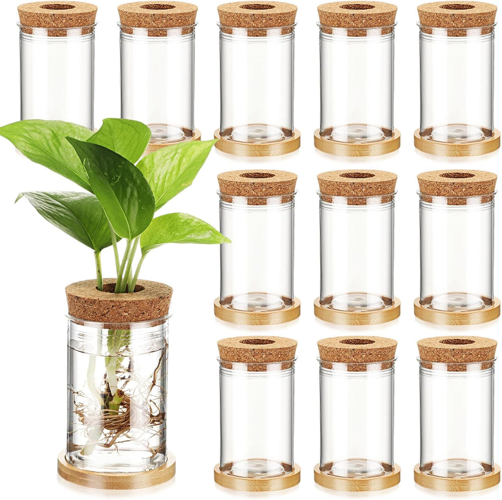 Baderke 12 Pack Propagation Vases for Plants, Classic Style