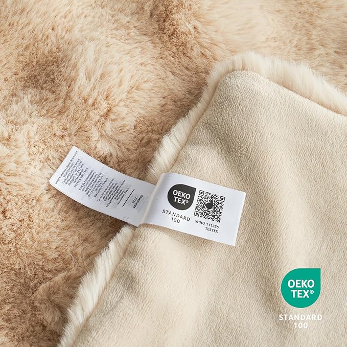 Cozy Bliss Faux Fur Throw Blanket