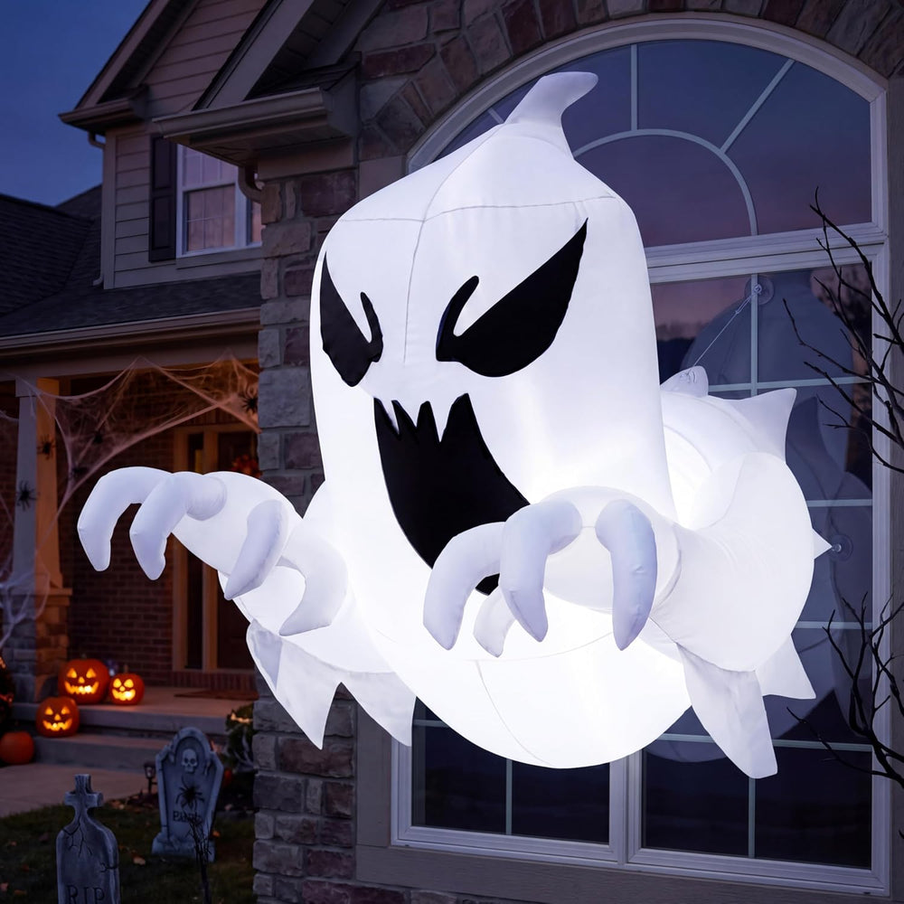 Joiedomi 4.5 FT Halloween Inflatable Scary Flying Ghost Broke Out from Window...