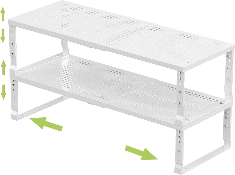 Jojocross Expandable Adjustable Stackable Kitchen Organizer, Spice Rack