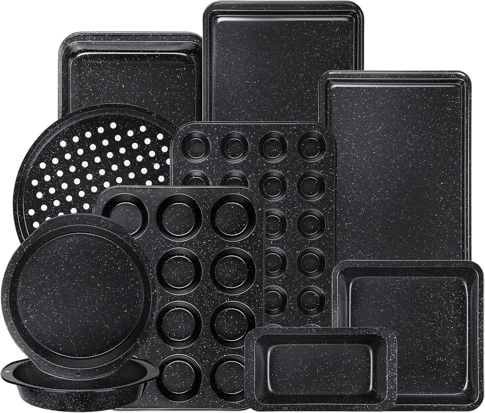 Terlulu 10-Piece Baking Pans Set, Bakeware Sets Nonstick, Baking Set