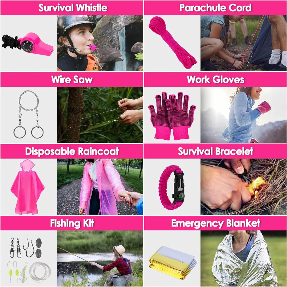 Emergency Survival Kit and First Aid Kit, Self Defense Kit Safety Kit, Surviv...