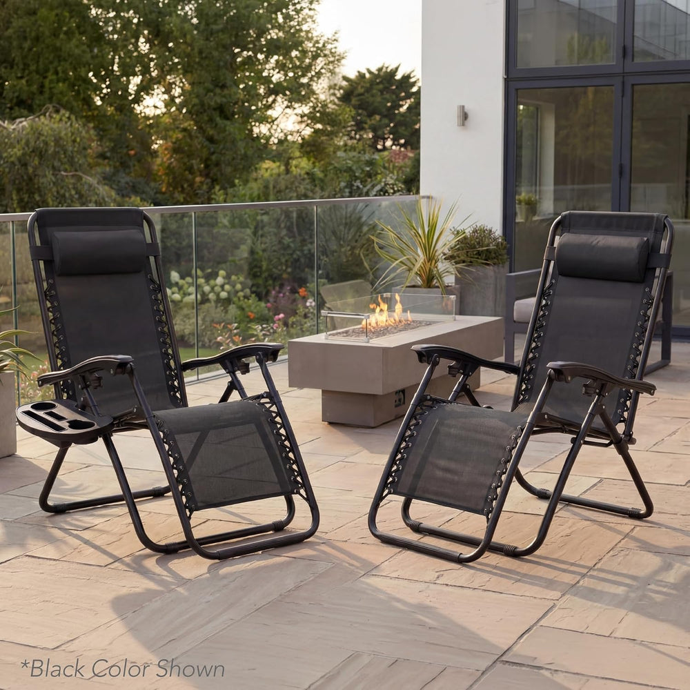 Best Choice Products Zero Gravity Chairs Recliner, Set of 2