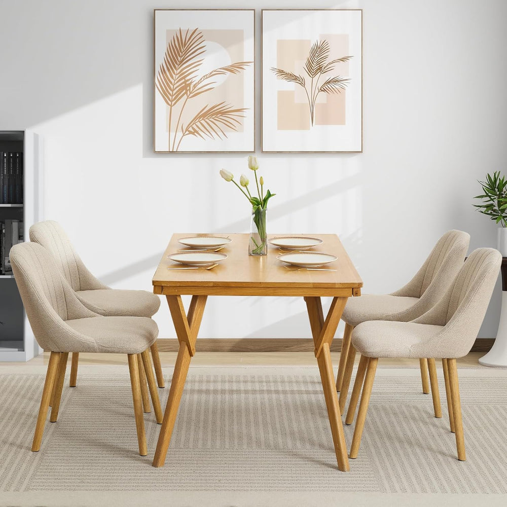 GarveeHome Dining Chairs Set of 2,Modern Upholstered Kitchen Chairs with Ergo...