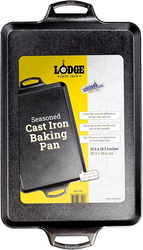 Lodge Seasoned Cast Iron Baking Pan