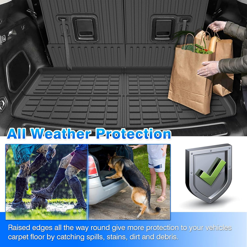 Floor Mats for Jeep Grand Cherokee L (6-Seater Without 2nd Row Center Console...