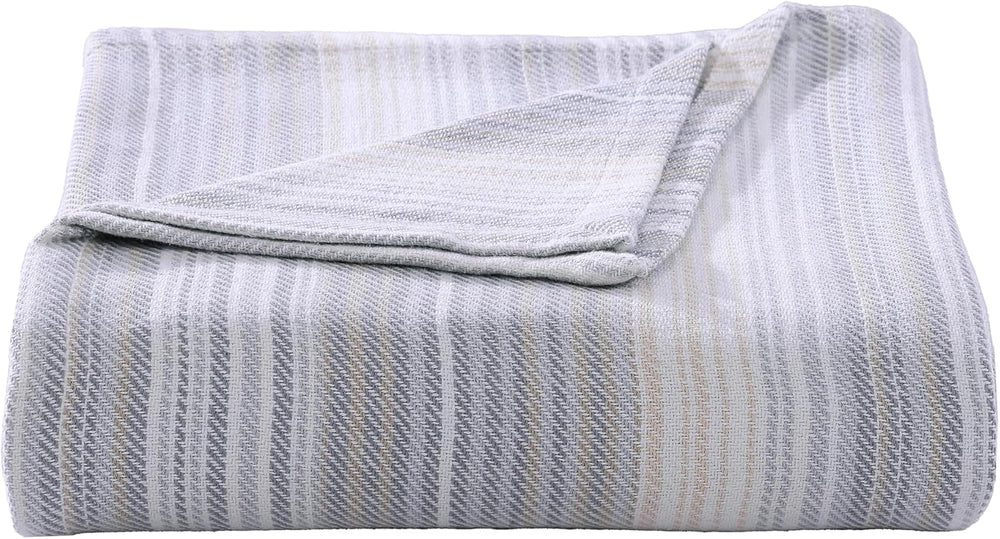 Tommy Bahama - Soft Queen Size Blanket for Bed & Couch, Cozy Bedding
